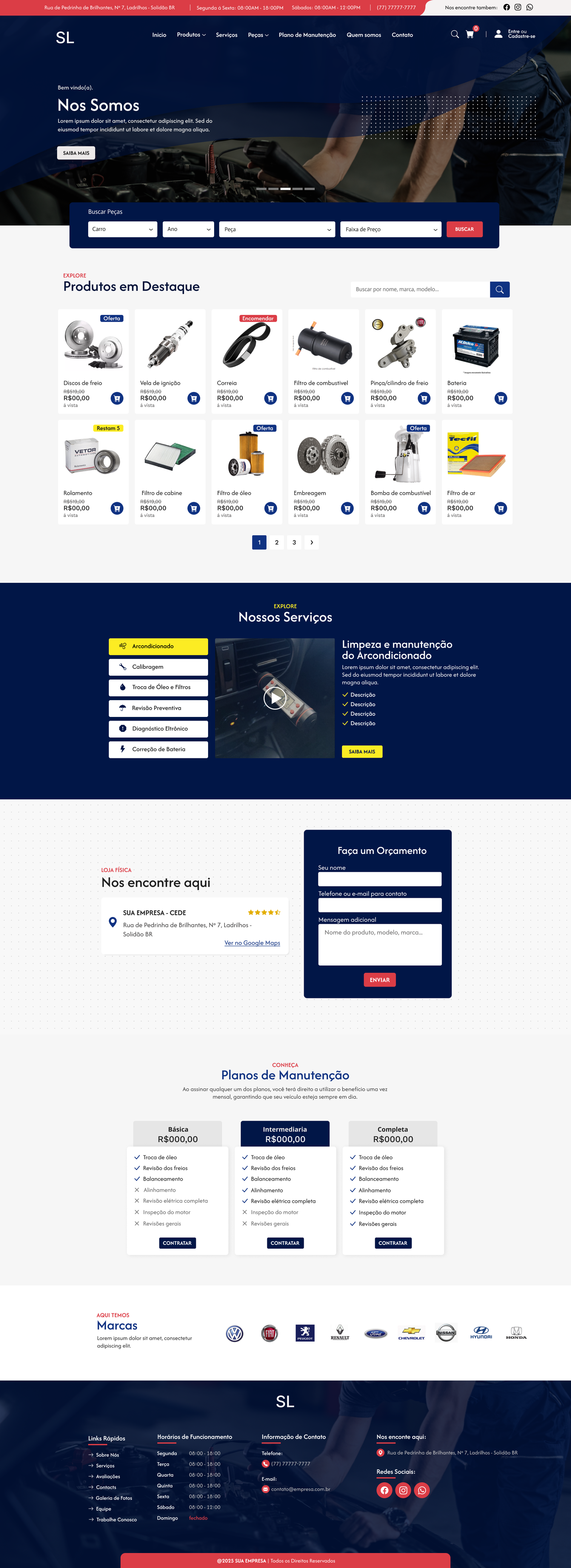 Site Oficina Mecânica